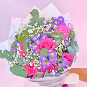 Pink & Purple Flower Bouquet