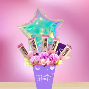 Regalo morado para mamá para el Día de las Madres, entrega en El Salvador